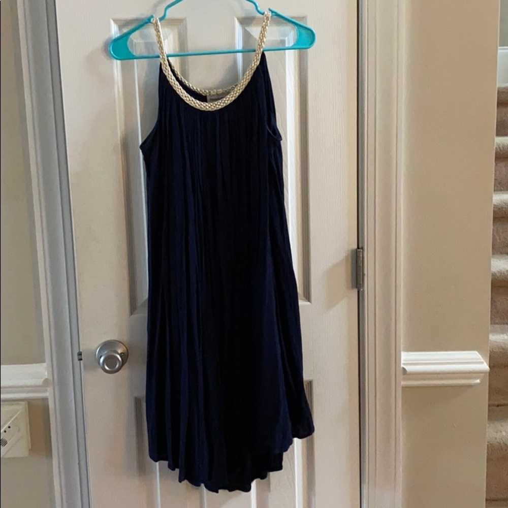 Navy blue sundress